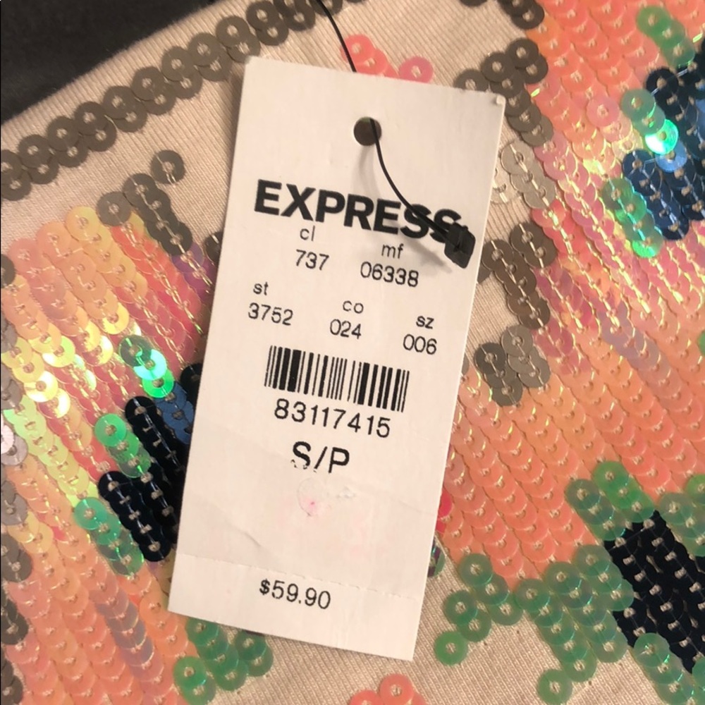 Aztec print sequin skirt from EXPRESS - Picture 3 of 5